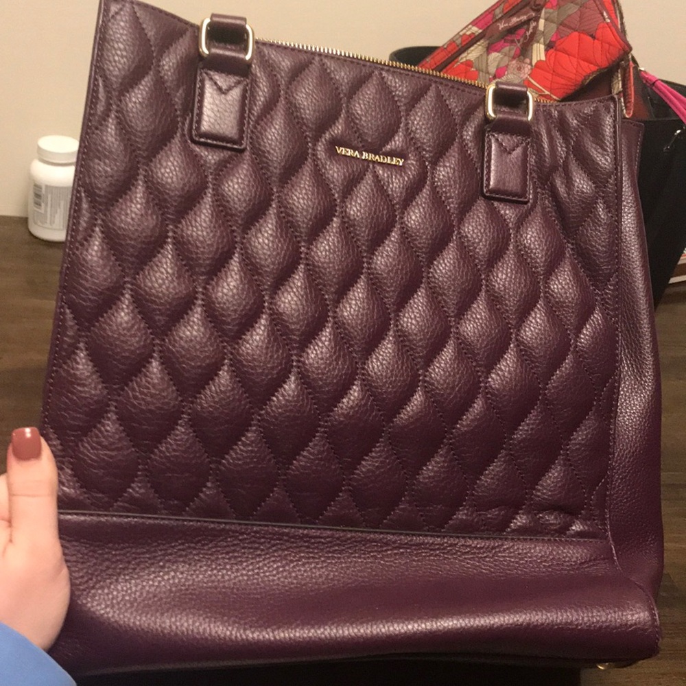 Vera Bradley Leather Tote
